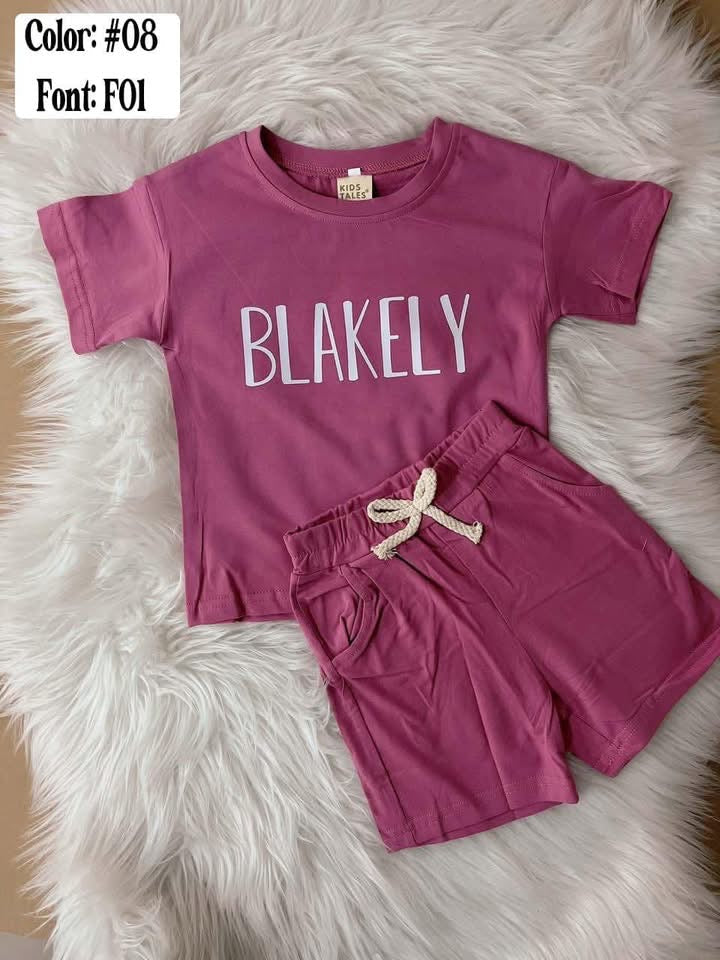 Personalized Name Summer Sets