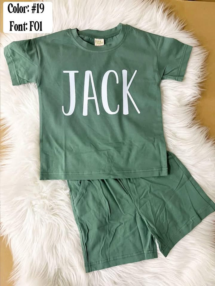 Personalized Name Summer Sets