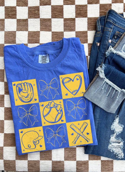 Softball Bow Tee - Deal