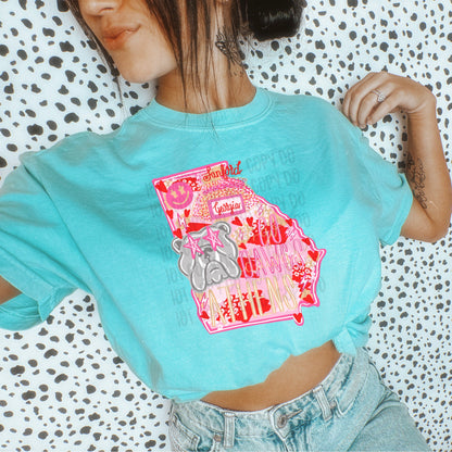 Preppy State Tees - Lagoon